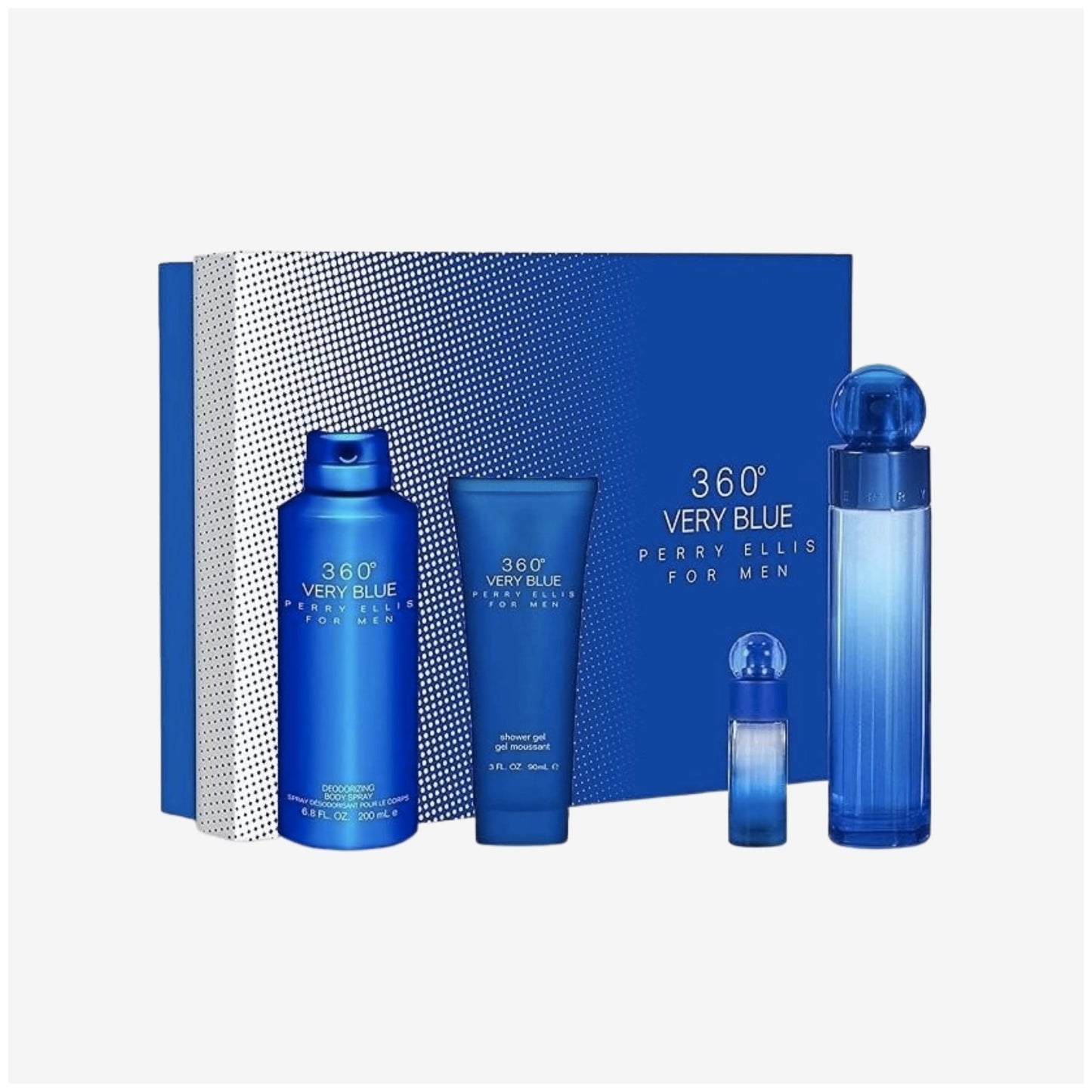 Estuche 360 Very Blue Perry Ellis 4 Piezas