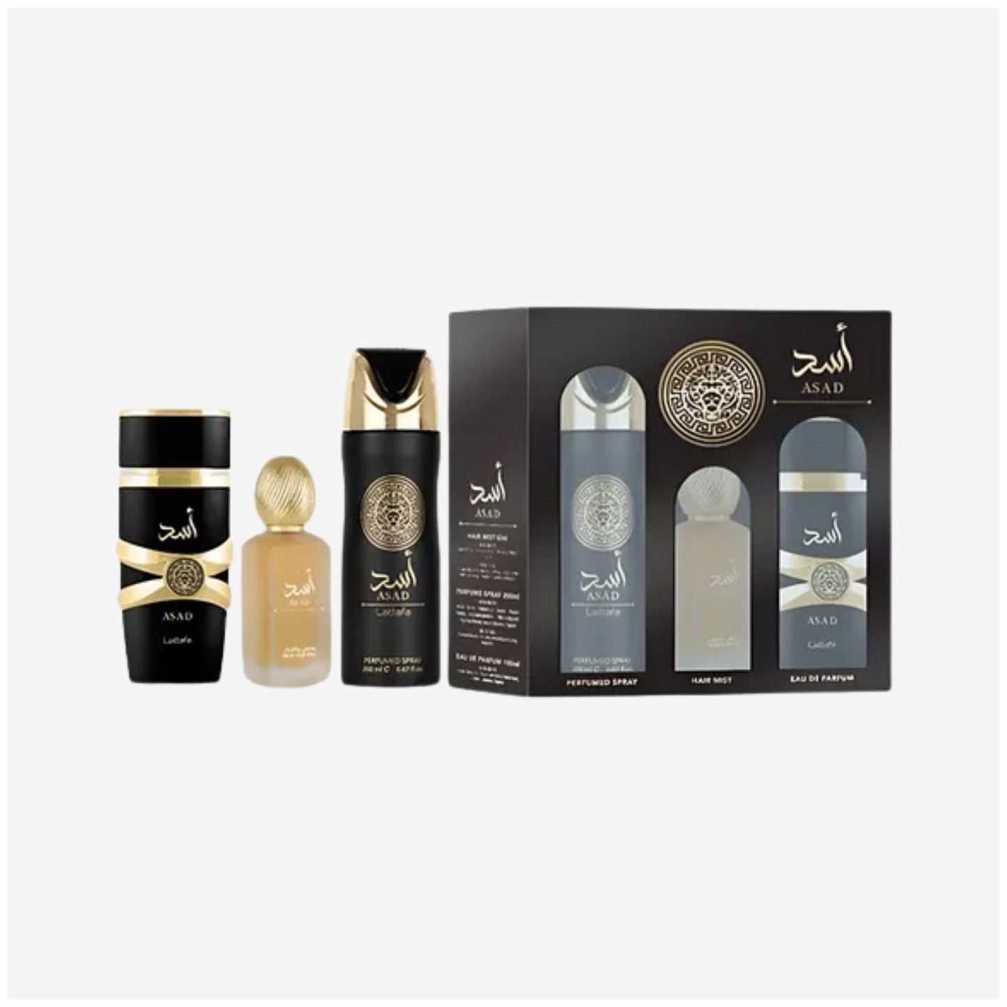 Estuche Lattafa Asad EDP