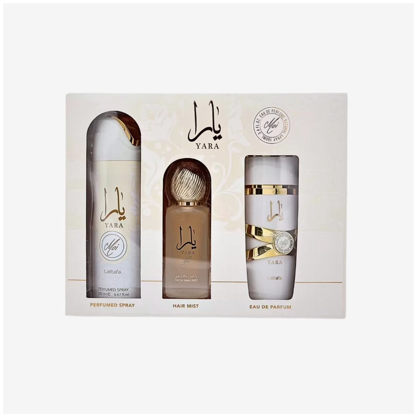 Estuche Lattafa Yara Moi - Eau De Parfum 3 Pcs