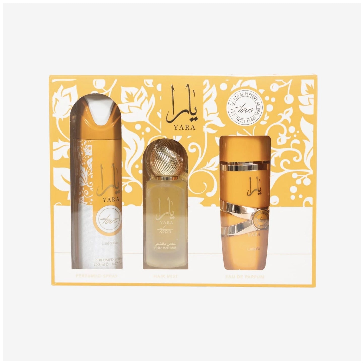 Estuche Lattafa Yara Tous - Eau De Parfum 3 Pcs