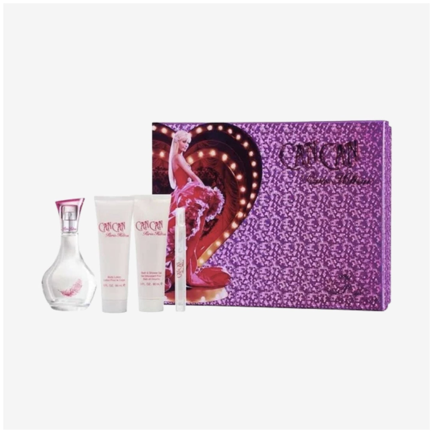 Estuche Paris Hilton Can Can - Eau De Parfum 4 Piezas