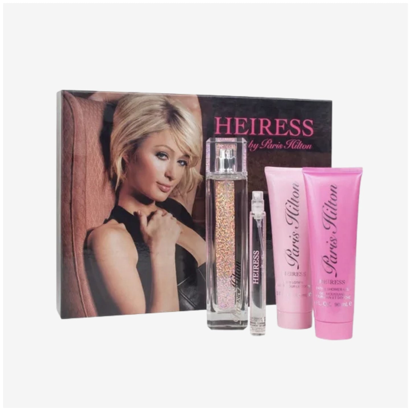 Estuche Paris Hilton Heiress - Eau De Parfum 4 Piezas