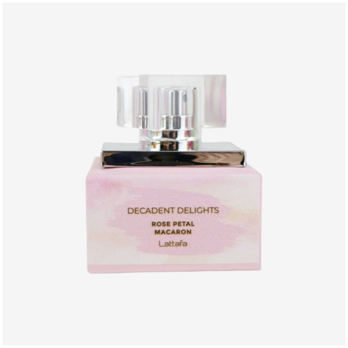 LATTAFA DECADENT DELIGHTS MACARON ROSE PETAL EDP U 1.7OZ