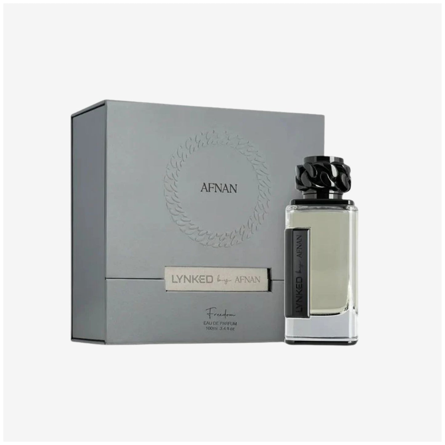 AFNAN LYNKED FREEDOM BLACK EDP H 3.4OZ