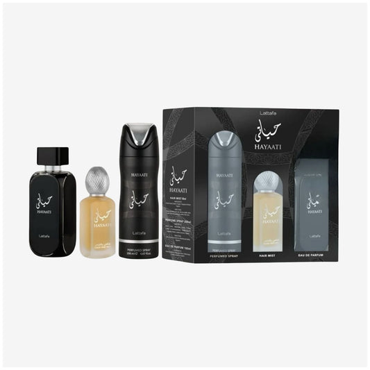 Estuche Lattafa Hayaati EDP 3Pzs