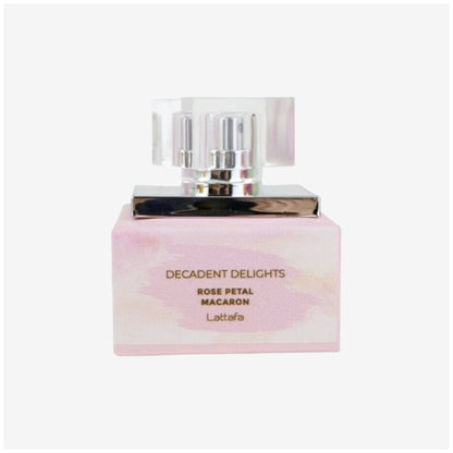 LATTAFA DECADENT DELIGHTS MACARON ROSE PETAL EDP U 1.7OZ