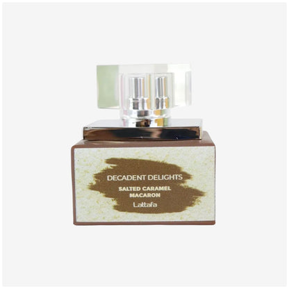 LATTAFA DECADENT DELIGHTS MACARON SALTED CARAMEL EDP U 1.7OZ