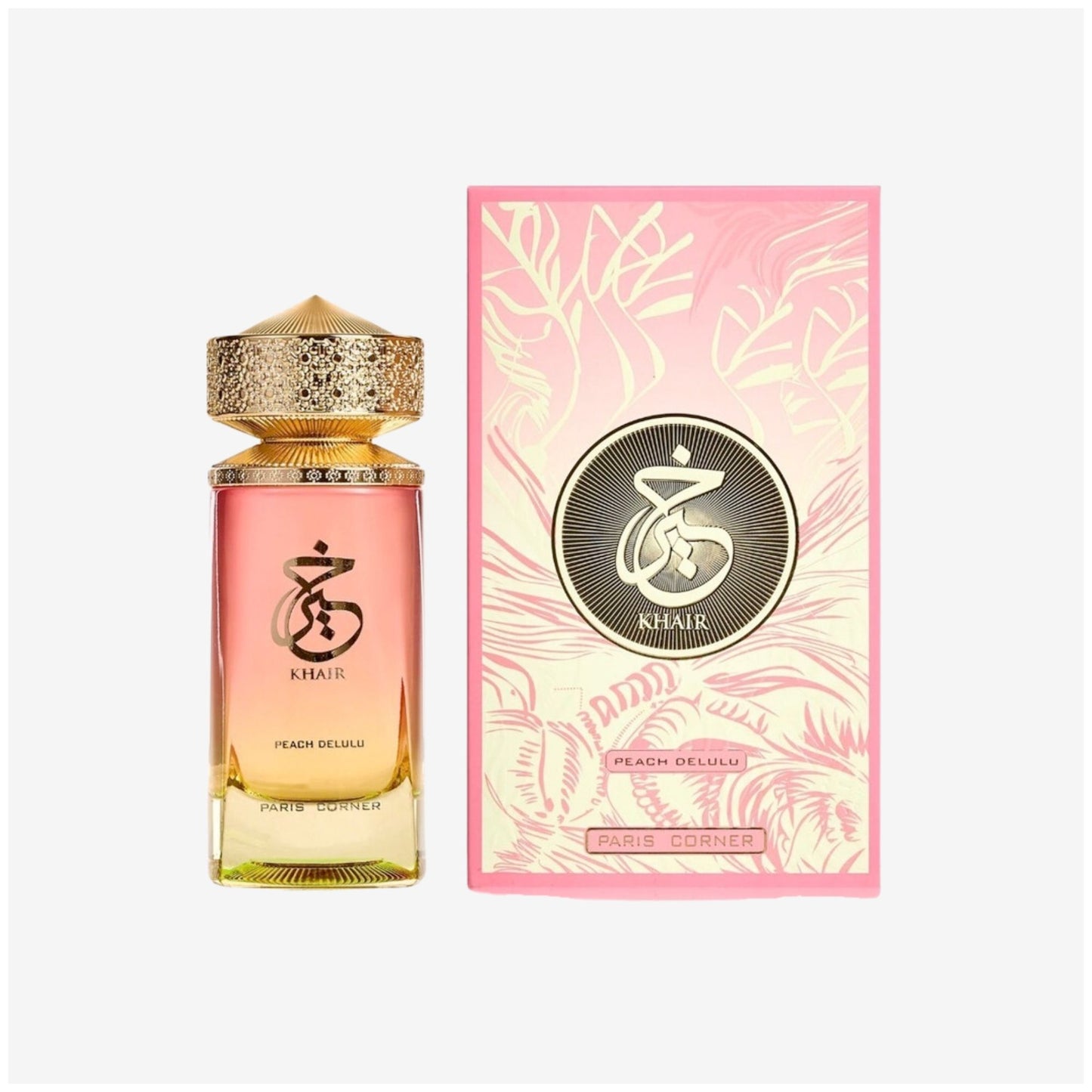 PARIS CORNER KHAIR PEACH DELULU EDP 3.4OZ